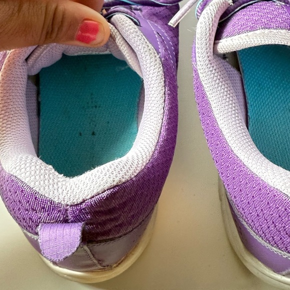 Asics Women's Gel Muse Fit S454N Purple Blue Running Shoes Sneakers - Picture 6 of 10